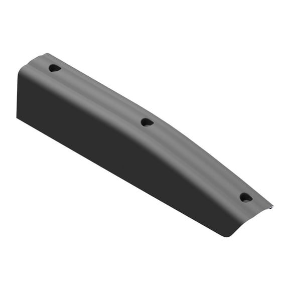 10" Top Front Left Transition Cover, Black