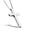 silver, variant on Cross Breathing Anxiety Necklace: I Can Do All Things Engraved Pendant Stainless Steel Silent Whistle