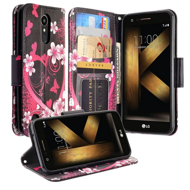 For TracFone/Straight Talk LG L413 Case/LG 413DL Case/Premier Pro LTE Case Pu Leather Flip