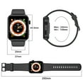 thumbnail image 3 of Blackview Smart Watch fits for Android iPhone,IP68 Waterproof,with Bluetooth Call(Answer/Make Calls) for Women Men 1.83" HD Screen Fitness Watch with AI Voice,Black, 3 of 8
