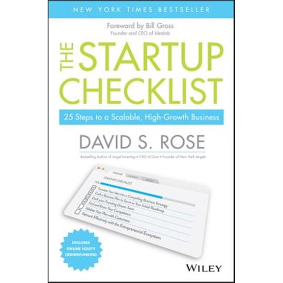 Pre-Owned The Startup Checklist: 25 Steps to a Scalable, High-Growth Business (Hardcover) 111916379X 9781119163794