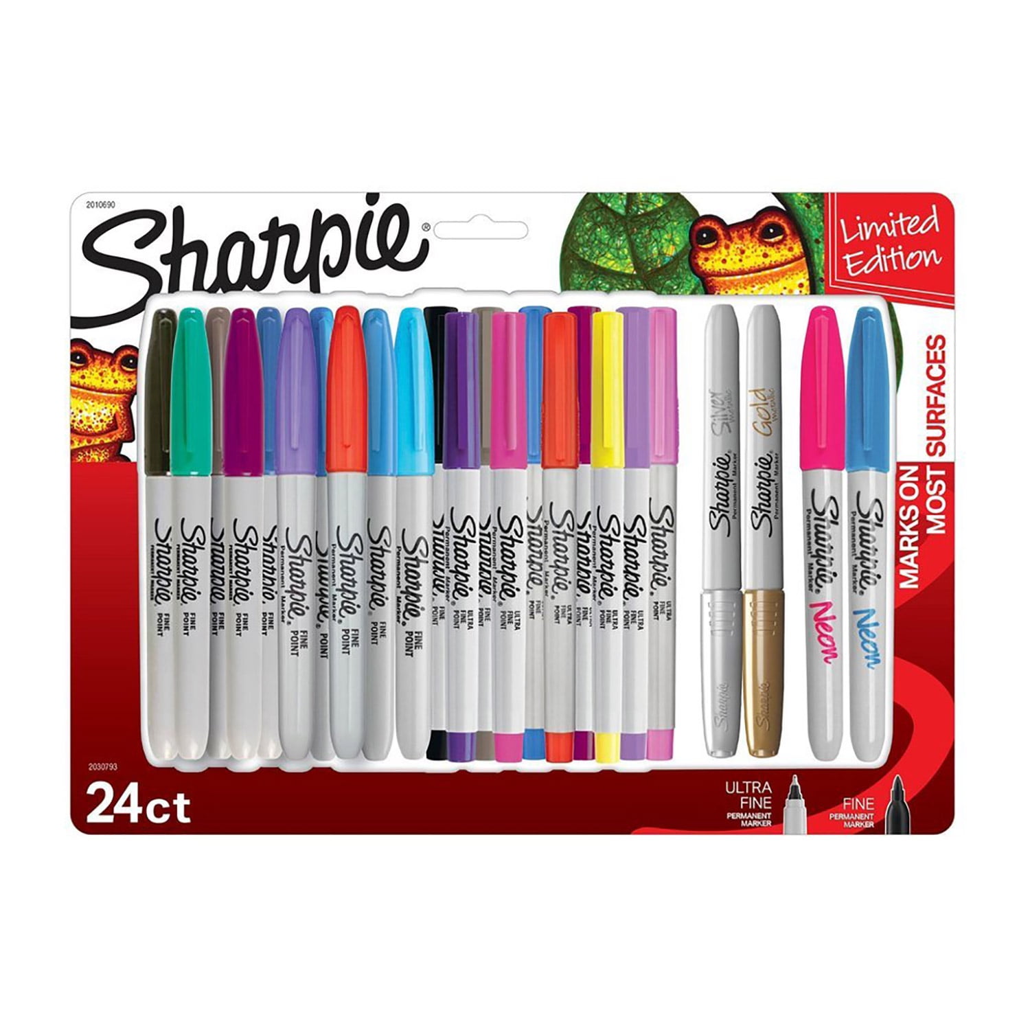 Sharpie Limited Edition Assorted Colored Marker Set, 24Count