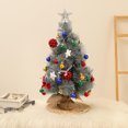 thumbnail image 4 of Teissuly Christmas Tree Package, Sparkling Christmas Decoration 60cm White Needle Tree Mini Christmas Tree Table Decoration Teissuly WER202311016978, 4 of 9