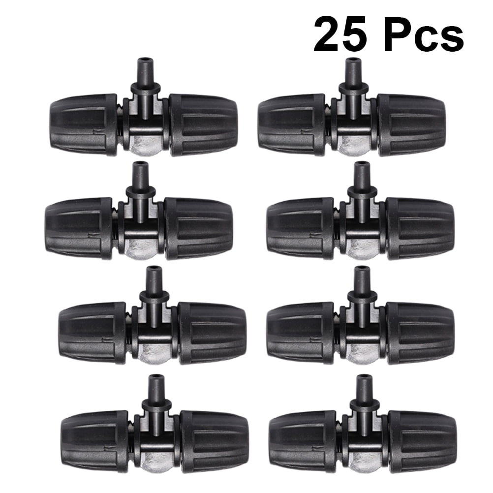 Phenofice Hose Nozzle for Drip Irrigation Connectors Fittings 25Pcs 2.6x1.4x1.4in
