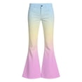 thumbnail image 2 of UJNDER Girls Flared Leggings with Fade Casual Long for Kids Stretchy Comfortable Bottom Wear Pants Girls Pants,Light Pink,7-8 Years, 2 of 4