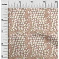 thumbnail image 1 of oneOone Silk Tabby Dusty Rose Fabric Snake Animal Skin Quilting Supplies Print Sewing Fabric By The Yard 42 Inch Wide, 1 of 4