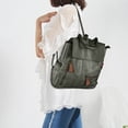 thumbnail image 4 of Mochila retro americana nueva 2023 para mujer, estilo campus, de cuero suave, para la universidad, edición coreana, sencilla, nueva bolsa de viaje para mujer, 4 of 5