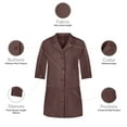 thumbnail image 3 of Panda Uniform white lab coat and lab coat women | Multi-Colored lab coats and scrub coats for women, 3 of 8