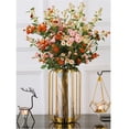 thumbnail image 4 of Artificial Flowers Fake Silk Plastic Plant Arrangement for Home Indoor Outdoor Garden Wedding Table Vase Decorations Faux Flowers, 4 of 4