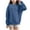 Blue, variant on Little Boys Crewneck Sweatshirt Long Sleeve Solid Tops for Kids Kids Hoodie