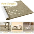 thumbnail image 6 of DweIke Indoor Door Mat Entryway Rug Chenille Doormat Machine Washable Doormat for Dog Paws,30"x48",Camel, 6 of 6