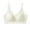 17-White, variant on YWDJ Bras for Women Plus Size Push up Front Closure Bras Wirefree Sleep Bras Wide Strap Full Coverage Wrap Comfy Bras Padded Plus Size Bras Button Solid Lounge Bras Red 2XL