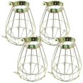 thumbnail image 3 of 4pcs Metal Lamp Bulb Guard Clamp Vintage Light Cage Hanging Industrial Lamp Covers Pendant Decor for Home Bar, 3 of 4
