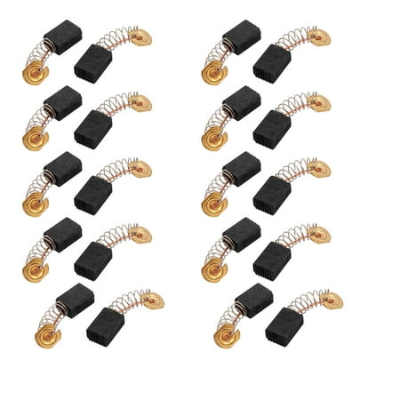 Lot De 10 Paires De Balais Carbone – Pour Scie Moteur, Perceuse électrique – 13x8x4.8mm