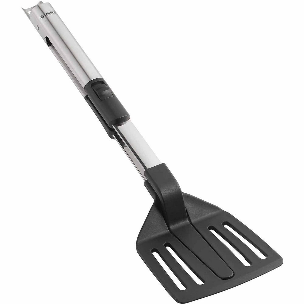 Leifheit 2in1 Spatula Tongs, Black