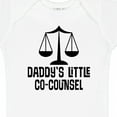 thumbnail image 4 of Inktastic Daddy Little Co Counsel Lawyer Boys or Girls Baby Bodysuit, 4 of 5