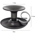 thumbnail image 6 of 2Packs Candle Holders Black Iron with Handle,Iron Taper Candle Holder Simple Candlestick Holders for Dinning,Party,Wedding, 6 of 6