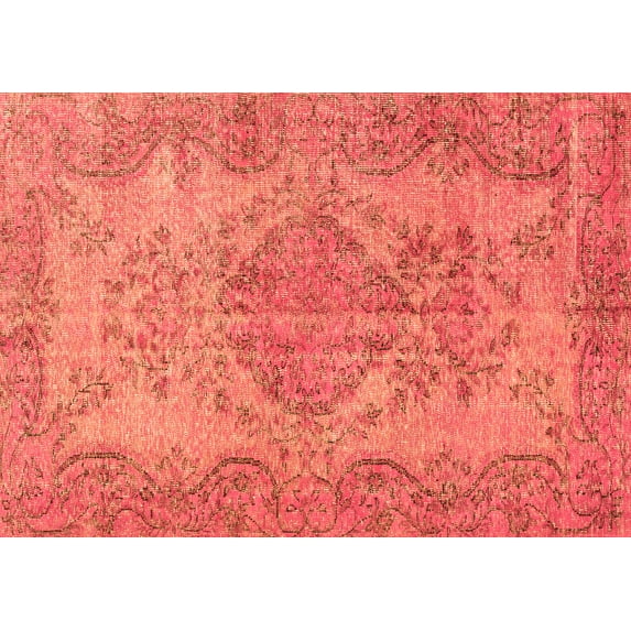 Ahgly Company Indoor Rectangle Persian Orange Traditional Area Rugs, 3' x 5'