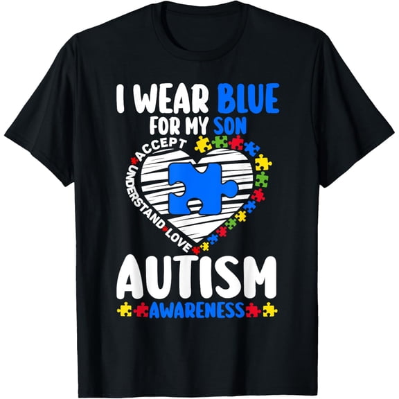 Exquisite and comfortable-I wear blue for my son autism awareness autistic T-Shirt