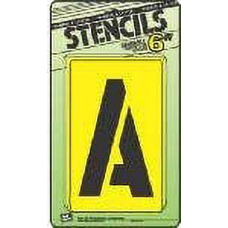 Hy-Ko ST-6 6" Reusable Number & Letter Stencil