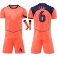 thumbnail image 1 of Ballon de Sport Réplique Orange GAVI Numéro 6 Domicile et Extérieur Football 2526, 1 of 2