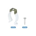 thumbnail image 3 of T8 U Clips Soporte para LED Luz Bombilla Montaje Soporte Inoxidable Acero Fluorescente Tubo Soporte con Tornillos Paquete de 6, 3 of 5
