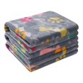 thumbnail image 2 of Seo Title: Coral Fleece Pet Blankets for Indoor Cats, Soft Warm Dog Blanket for Crate, Cozy Throw Blanket for Medium Dogs, 3-Pack, 2 of 8