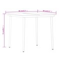 thumbnail image 5 of vidaXL 3 Piece Garden Dining Set Black, 5 of 5