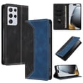 thumbnail image 1 of Funda FOXDOCK para Samsung Galaxy S21 Ultra de Cuero Premium Bicolor con Ranuras RFID, Carcasa Tipo Billetera Antigolpes y Soporte Plegable, 1 of 6