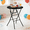 Black, variant on OROFULL 32 Inch Round Bar Height Folding Table, Portable High Top Table with Locking Legs for Indoor Outdoor Party Bistro Event, Black