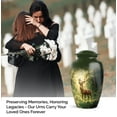 thumbnail image 3 of MUKTIVE Deer Cremation Urns for Adult Ashes Women - Large Green Forest Memorial Urns for Adult Male - Funeral Urn for Human Ashes - Burial Urn for Mother & Father - 10 Inch, 3 of 7