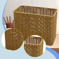 thumbnail image 1 of Cesta tejida, cesta de almacenamiento de escritorio, cesta japonesa portátil para juguetes, contenedor para objetos pequeños para dormitorio o baño., 1 of 8
