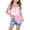 Pink, variant on Girls Shirts Size 7-8 Summer Casual Graphic Tees Children Boys Girls Comfy Crew Neck Tops Girls Clothes Short Sleeve T Shirts