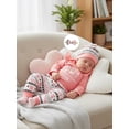 thumbnail image 6 of BemeyourBBs Baby Girl My First Valentines Day Outfits Letters Romper Pants Set Headband Hat Cute Infant Spring Clothes, 6 of 9