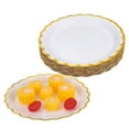 thumbnail image 5 of GOOHOCHY White Paper Plates for Party Use Disposable Dinnerware with Large Capacity and Elegant .5 inches, 5 of 8