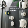 thumbnail image 2 of Shower Holder, Mounting Head, Shake, Adjustable Nozzle for Bathroom, Flower Drying, Shower Base (Sea Blue), 2 of 5