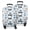White Cow Milk, variant on White Cow Cloud Pattern Luggage Cover Fashion Suitcase Cover Baggage Covers Fit 25-28 Inch Luggage (Go Travel)