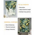 thumbnail image 3 of Green Palm Tree Tie Up Curtains for Window, Thermal Insulated Balloon Shade Adjustable Rod Pocket Curtains Valance Panels for Kitchen Bathroom Cafe 42 x 45 Farmhouse Summer Tropical Forest Plants, 3 of 6
