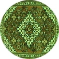 thumbnail image 1 of Ahgly Company Indoor Round Persian Green Traditional Area Rugs, 3' Round, 1 of 1