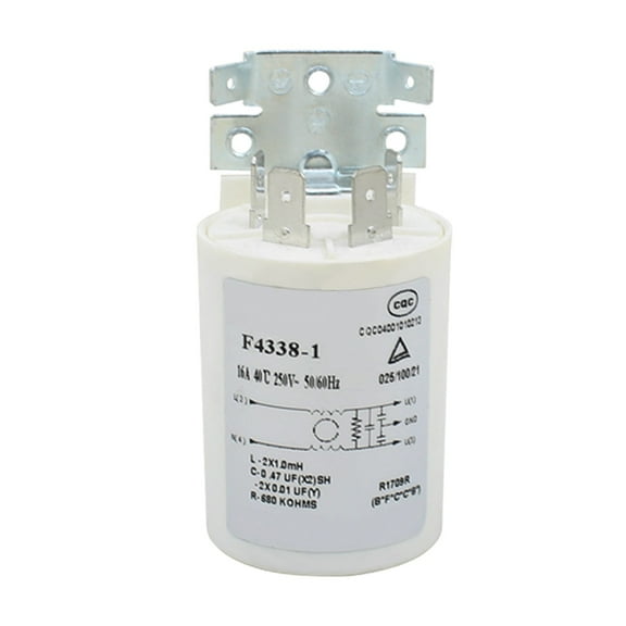 16A 250V interference suppression capacitor for Midea Haier drum washing machine filter 50/60Hz 40 degree