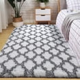 thumbnail image 2 of Rugs for Living Room, Ultra Soft Velvet Fluffy Area Rugs for Bedroom Home Decor, Modern Moroccan Indoor Plush Shaggy Rugs Comfy Carpet - 60*120CM, 2 of 8