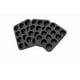 thumbnail image 1 of 3 Moldes Charola 12 Cupcakes Acero Anti-adherente Repostería Xtellar negro, 1 of 4