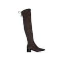thumbnail image 4 of Womens Marc Fisher Yuna Pointed Toe Over The Knee Boots, Taupe, 6.5 US, 4 of 5