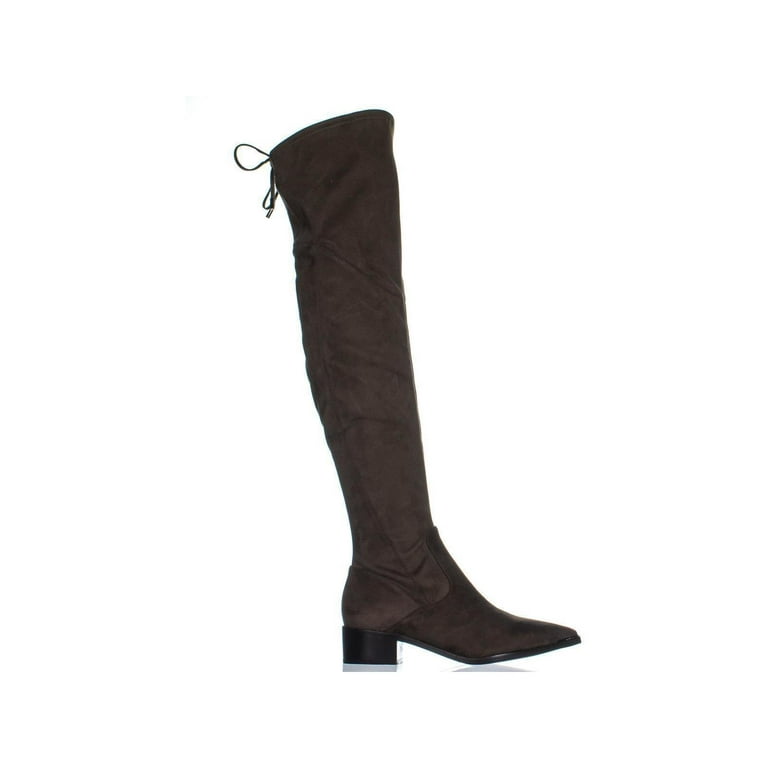 Womens Marc Fisher Yuna Pointed Toe Over The Knee Boots Taupe 6.5 US