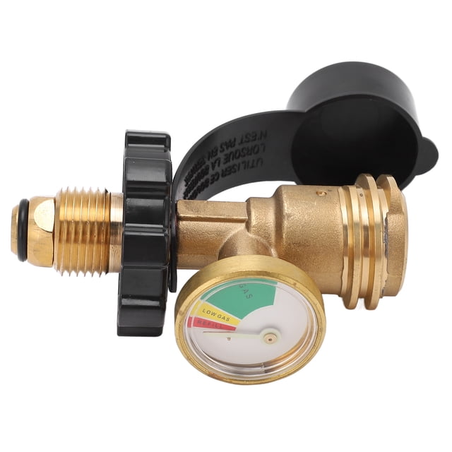 Propane Adapter, Stable Copper Propane Gas Gauge Leakage Detector Long Service Life for Gas Conversion