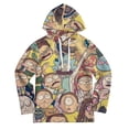 thumbnail image 3 of Rick And Morty Youth Hoodies Boys Girls 3D Printed Sweatshirt Fall Winter Clothes Long Sleeves Pullover Sweater L, 3 of 6
