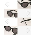 thumbnail image 6 of Small Oval Rivet Sunglasses For Women Vintage Green Gradient Sun Glasses Female Shades, 6 of 7