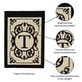 thumbnail image 5 of Evergreen Flag Cambridge Chic Letter T Monogram Applique Garden Flag - 12.5" Wide x 18" High, 5 of 5