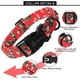 thumbnail image 3 of Collar de perro Aring Pet ajustable de algodón rojo navideño de 2,5 cm, 3 of 5