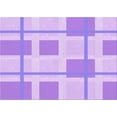 thumbnail image 1 of Ahgly Company Machine Washable Indoor Rectangle Transitional Heliotrope Purple Area Rugs, 3' x 5', 1 of 7